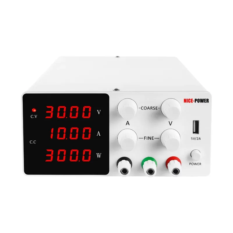 

Новый дизайн POWER SPS-W3010, белый, 30 В, 10 А, легкий регулируемый лабораторный скамья, регулируемый импульсный источник питания постоянного тока