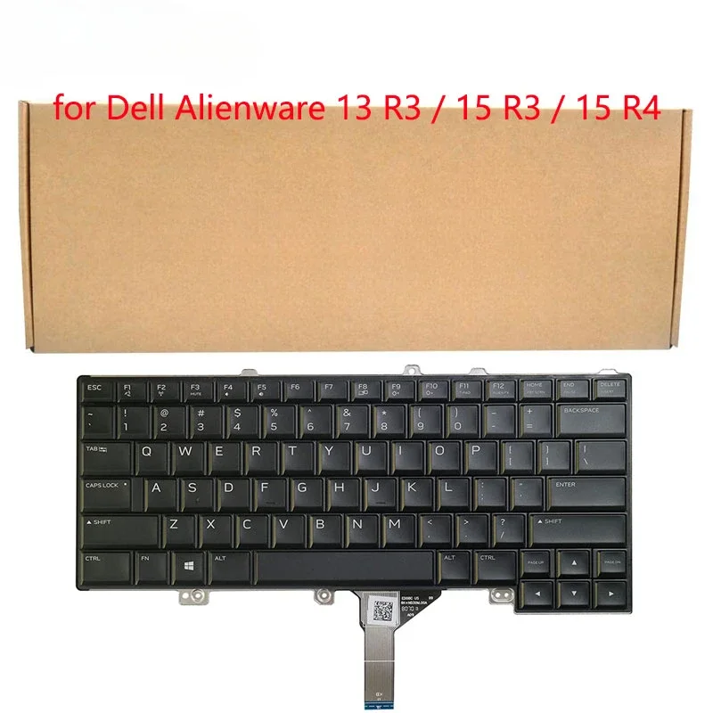 

Совершенно новая оригинальная сменная клавиатура США для ноутбука Dell Alienware 13 R3/15 R3/15 R4, подсветка ноутбука