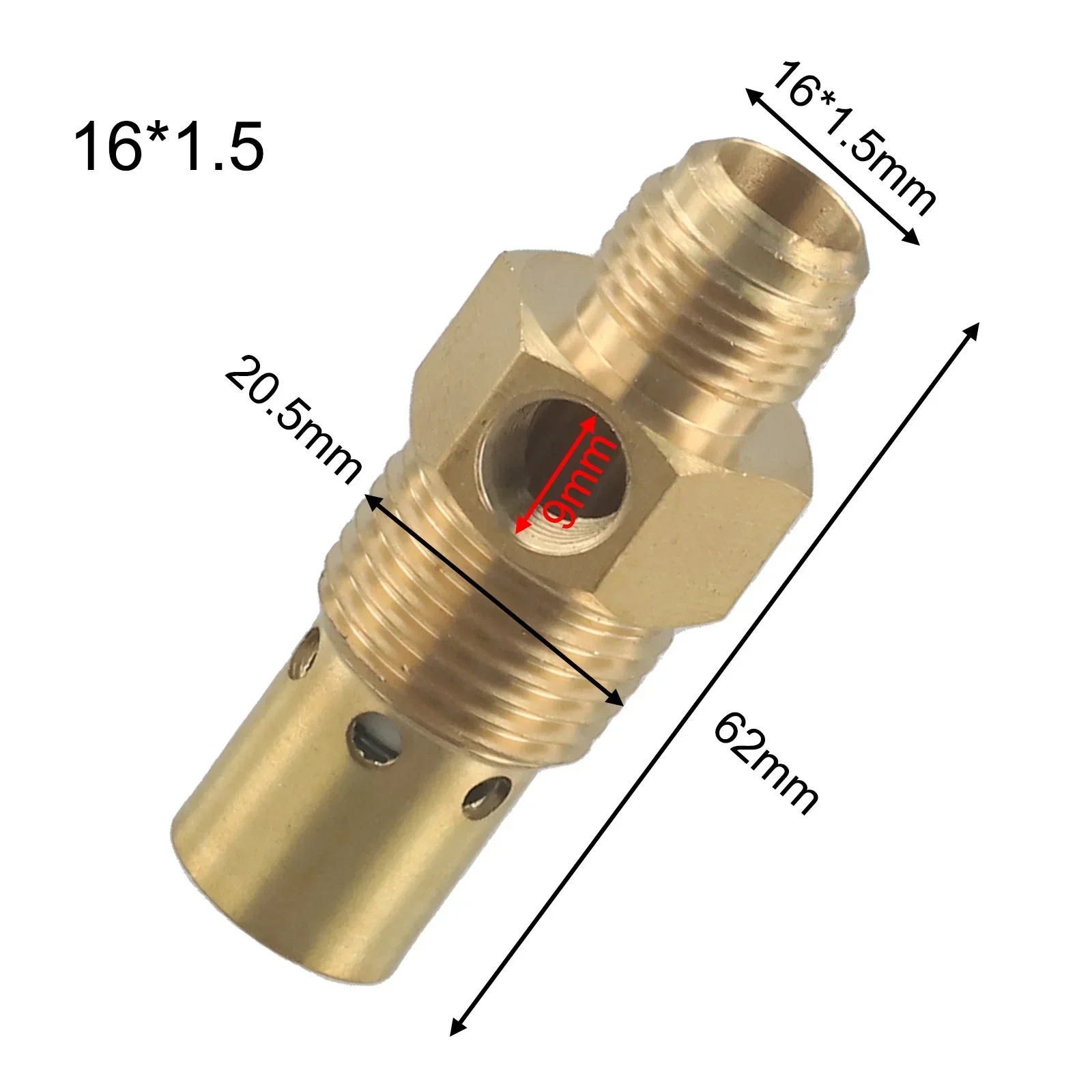 Compressor Check Valve Air Compressor Valve Gold Color Overpressure Protection Automatic Shut Down For Overpressure Protection