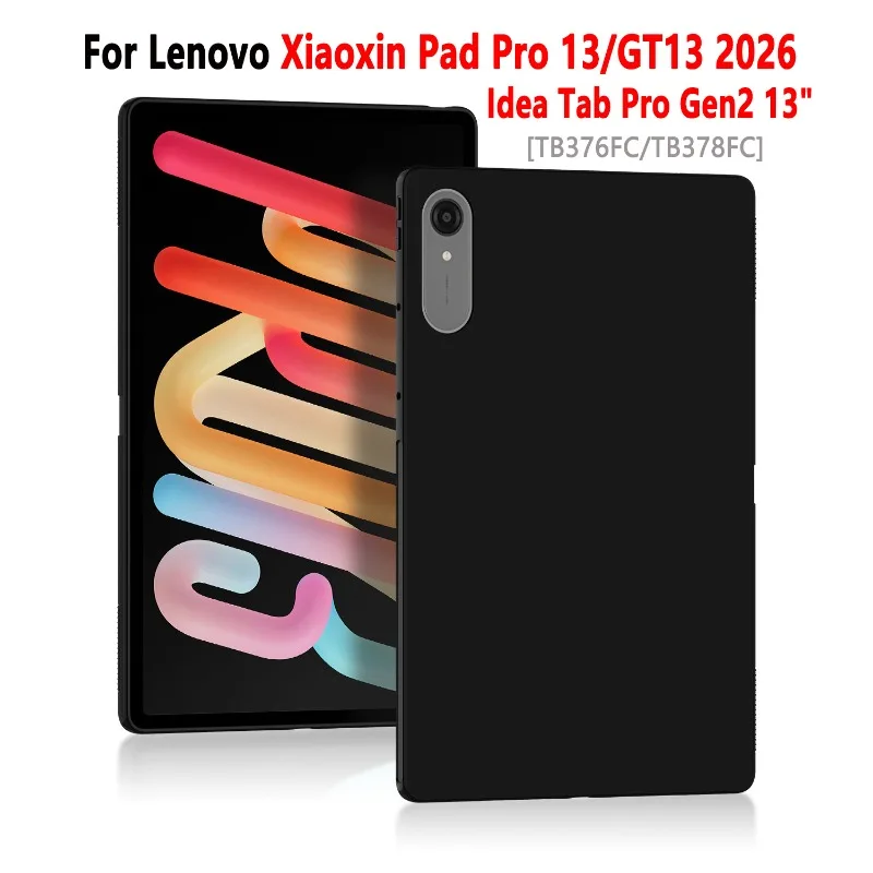 Für Lenovo Xiaoxin Pad Pro 13/GT13 2026 Silikonhülle TB376FC Sturzsichere TPU Weiche Tablet-Schutzhülle Idea Tab Pro Gen2 TB378FC 13" Funda