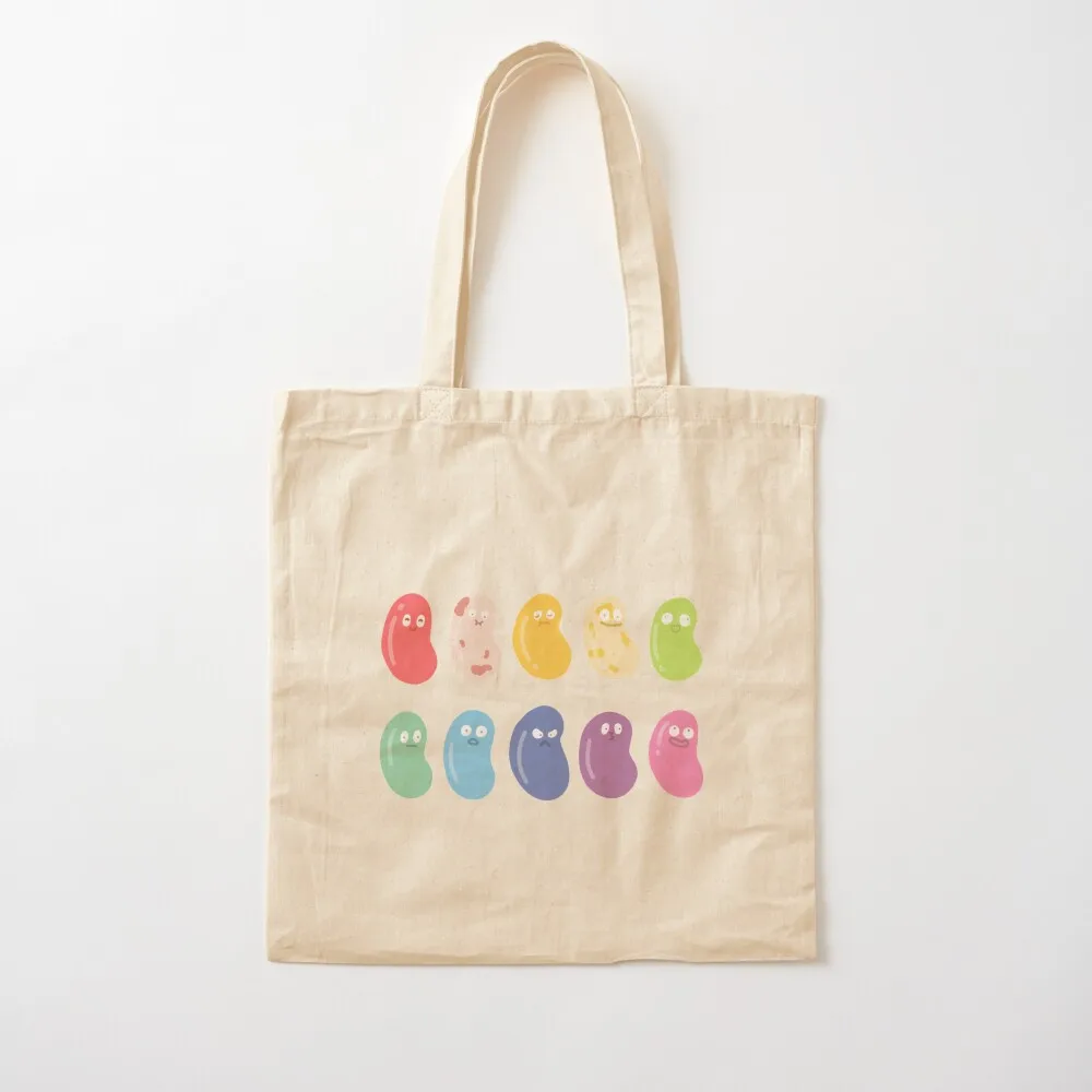 rainbow Jelly beans candy Tote Bag Gift bags cloth bag woman shopping bag logo Canvas Tote