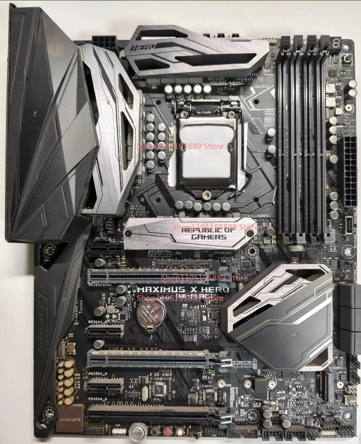 

Материнская плата ASUS ROG MAXIMI X HERO, чипсет Z370, процессоры Intel Core, интерфейс LGA1151, память DDR4