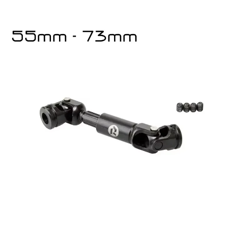 Комплект RhinoRC DS55145 55-73 мм, крошечный сверхмощный приводной вал из нержавеющей стали для 1/10 RC автомобиля, гусеничный осевой SCX10 TRX4 Redcat Gen8