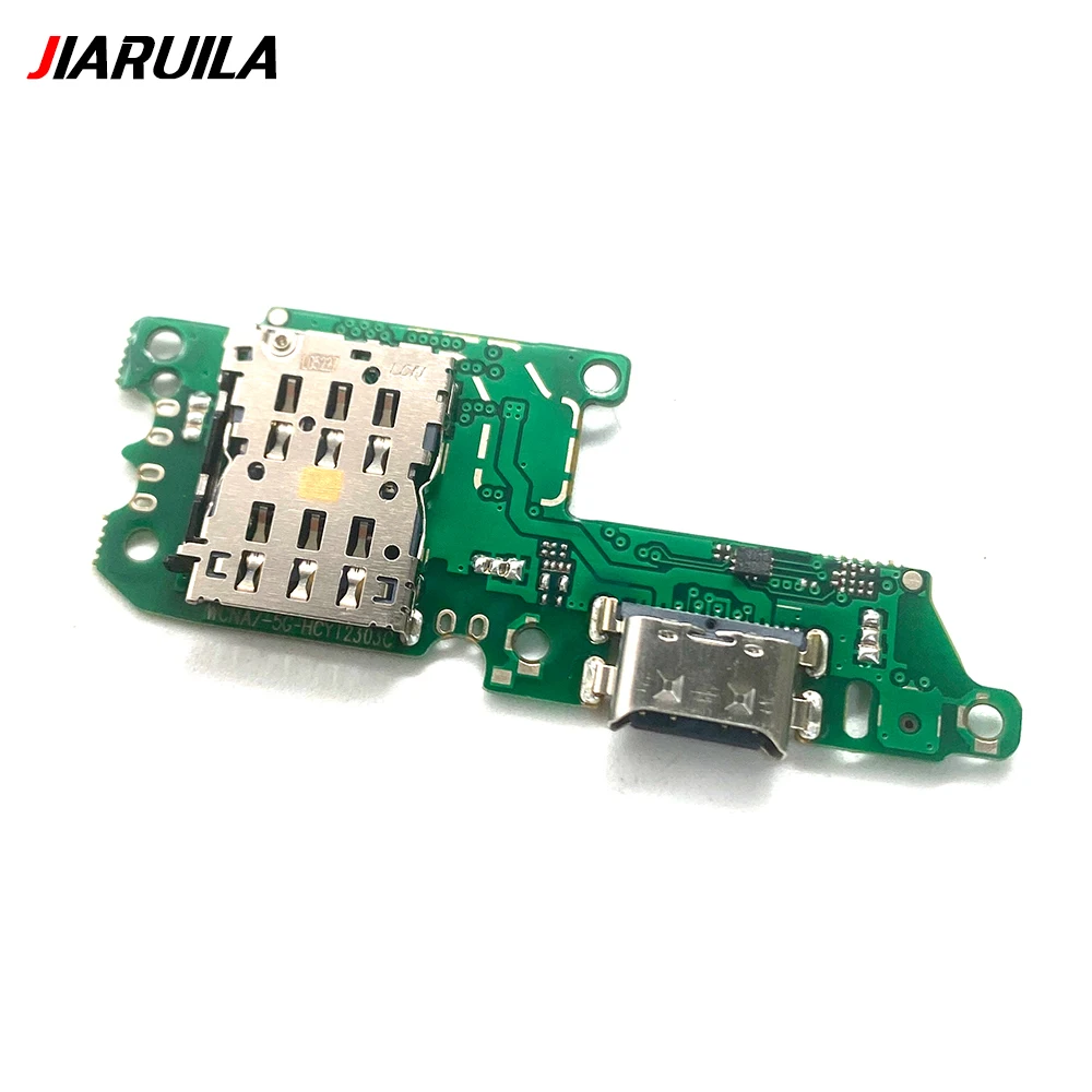 Usb placa de carregamento para huawei nova 7 pro 8 se 9 10, conector dock, flex peças do cabo, novo