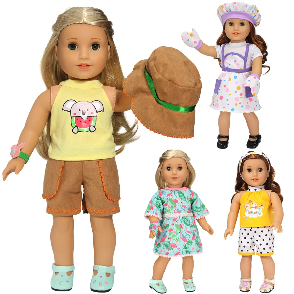 

2022 New Popular Suit For 18 Inch American Girl Dolls 45cm OG Girl Doll Clothes And Accessories, Shoes are not included