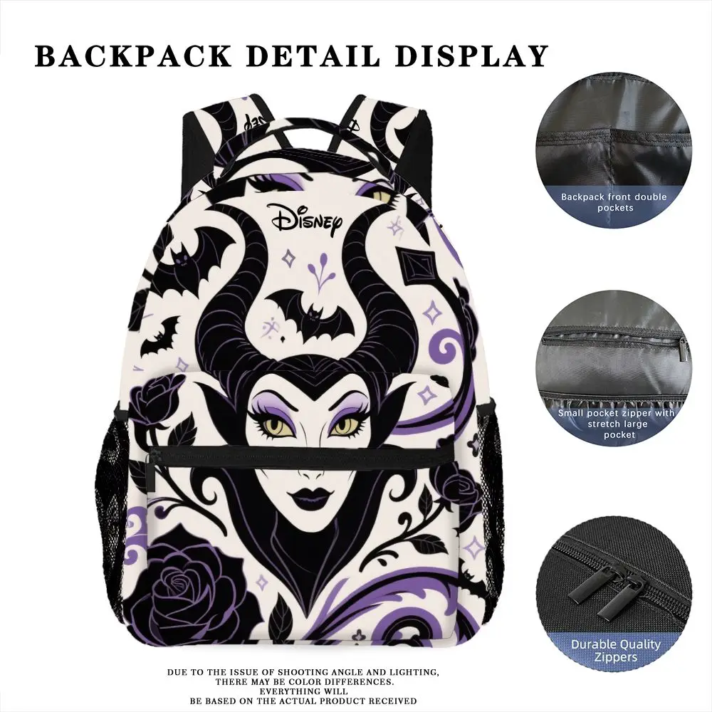 1 قطعة ديزني 2D مطبوعة موضوع حقيبة الظهر الموضة متعددة الاستخدام التنقل اللياقة البدنية السفر التسوق التخييم نمط الشارع الأساسية