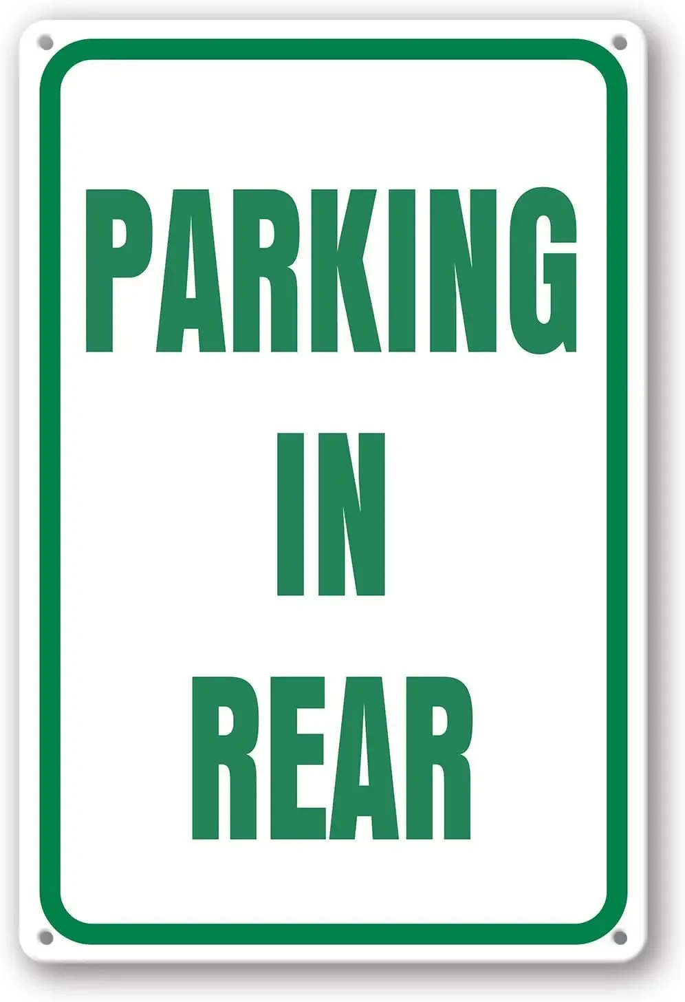 Винтажный Забавный металлический настенный ретро-знак 8x12 дюймов для парковки в задней части, декор для гаража, бара, паба, клуба, кафе, дома, ресторана, Настенный декор, арт-знак