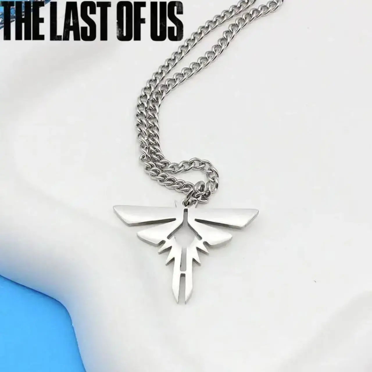 

Anime Game The Last of Us Cosplay Necklace Stainless Steel Choker Fashion personality Unisex Chain Pendant Punk Hip Hop Jewelry