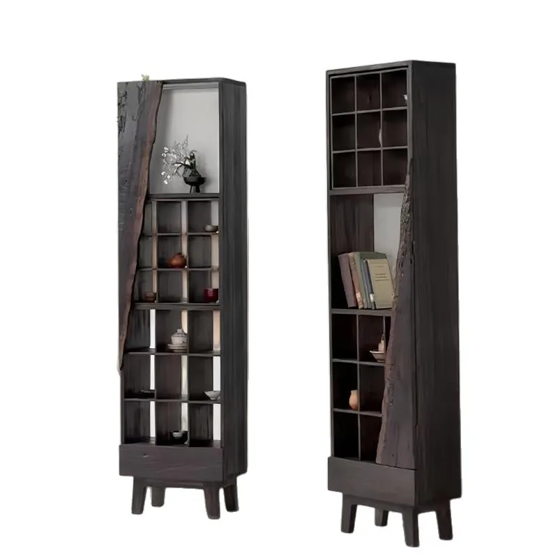 

Home Furniture Teacup Rack Chinese Duobao Pavilion Wall-mounted Storage Antique Lattice Rack