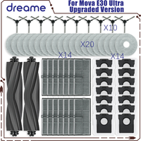 Dreame Mova E30 Ultra / Trouver E30 Ultra Vacuum Parts Main Tricut Roller Side Brush Hepa Filter Mop Cloth Dust Bag