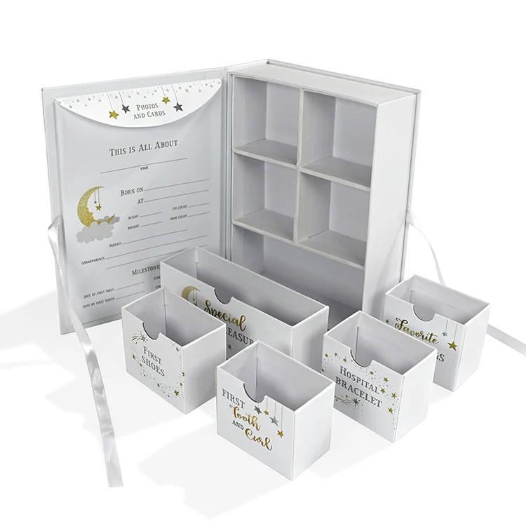 Customized queryPersonalized Cartoon Cute Baby Memory Teeth Box Custom New Handmade Advent Calendar Drawer Keepsake Baby Gift Bo