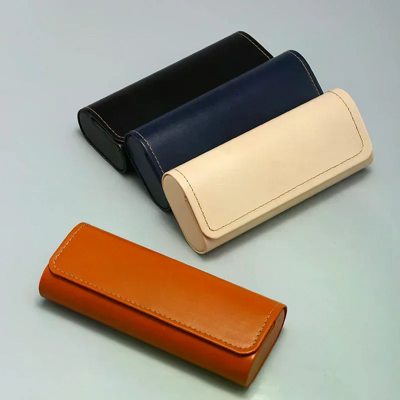 

PU Leather Glasses Case Portable Men Women Sunglasses Optical Glasses Storage Box Anti-Pressure Eyeglasses Bag Accessories