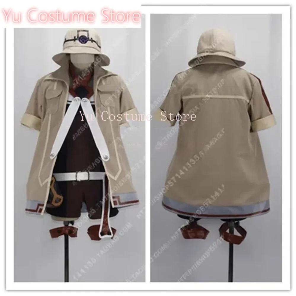 Yu Costume MADE IN ABYSS Riko Cosplay Costume Jumpsuit+Coat+Hat+Belt Halloween Party Outfit For Women Men New