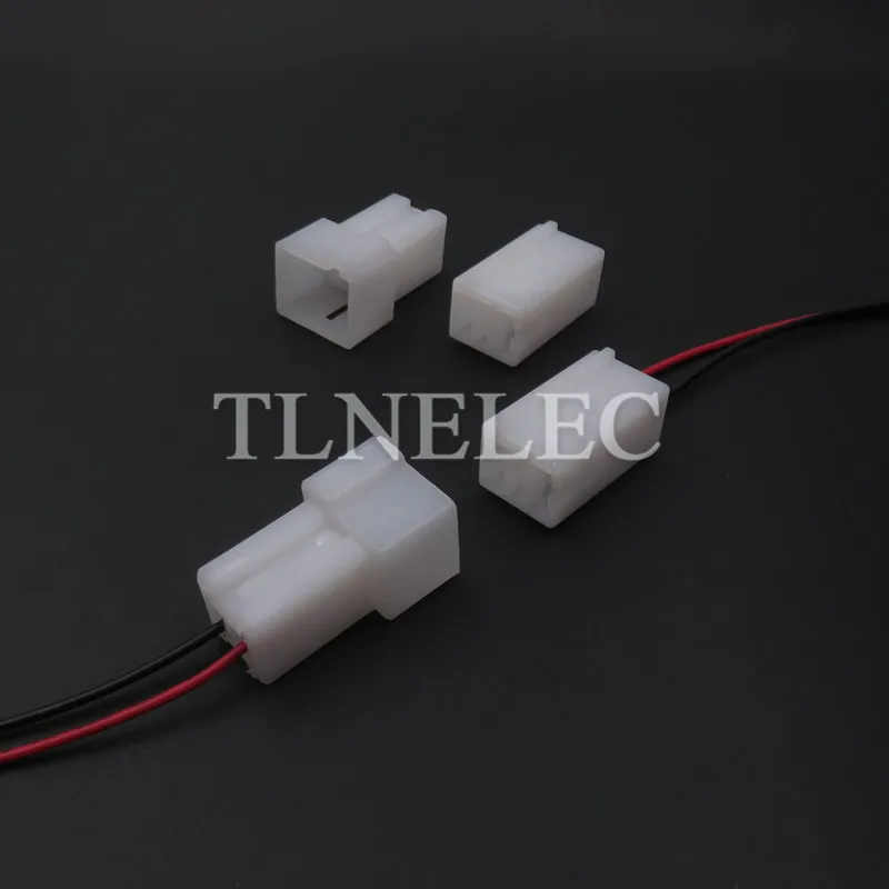 2 Pin Way Auto Fog Lamp Light Socket With Wires Electrical Vehicle Automotive Connector