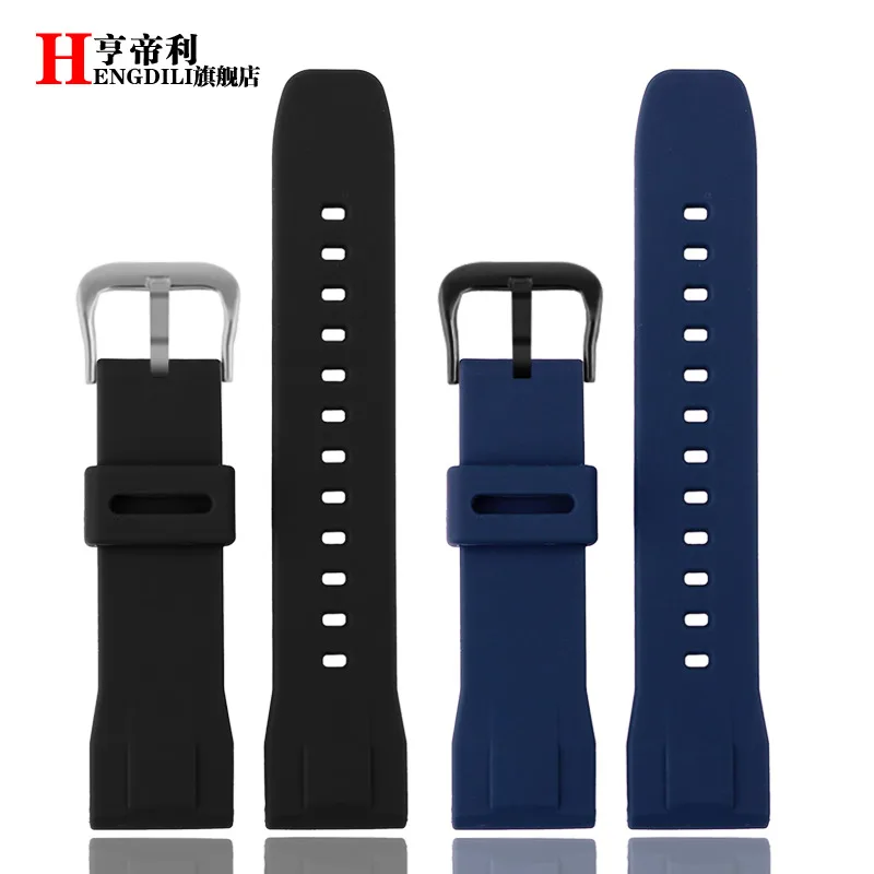 23mm 24mm Soft silicone Strap for Casio G-SHOCK PRW-6600 PRG-600YB 650 PRW-60Y/50Y/70Y Men Sport Waterproof WatchBand Bracelet