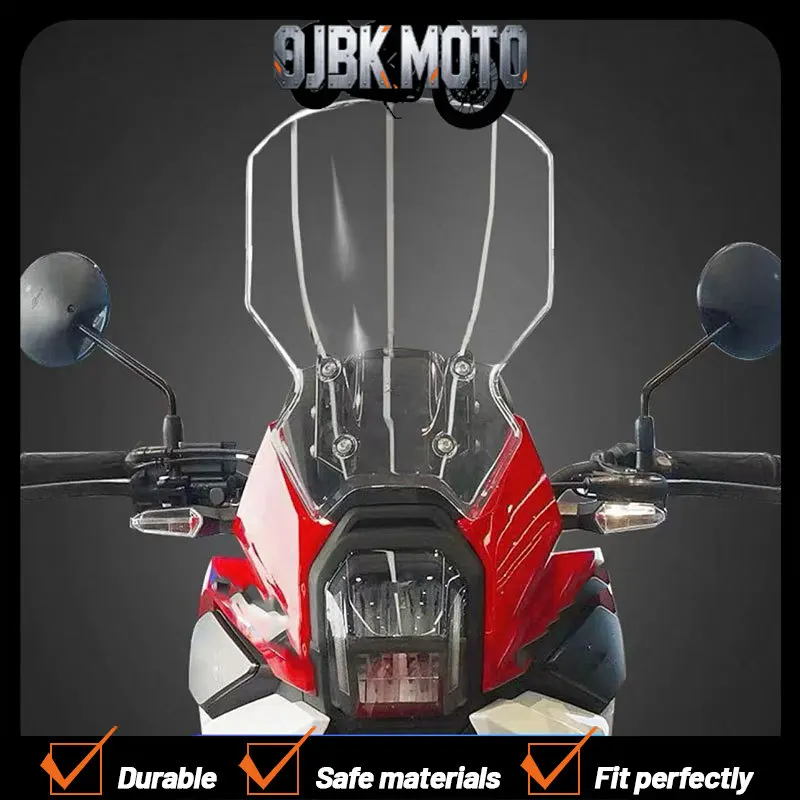 

For Honda CRF 190 Windshield Modification Raised Front Windshield with Chest Protection and Goggles Deflector Accessories