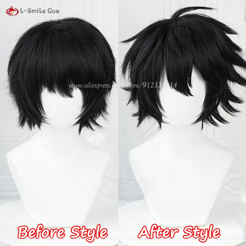 Peluca De Cazador Trenzada Para Niños – Cosplay De Anime Con Trenzas Negras, Fibra Sintética Resistente Al Calor, Perfecta Para Halloween Y Fiestas