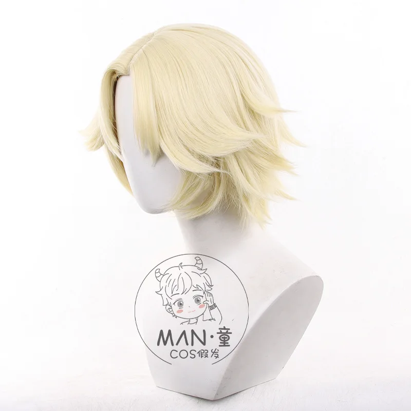 Identity V プロスペクター 真実を超えて コスプレウィッグ 頭皮 スパイキー ショートヘア ハロウィン ギフト