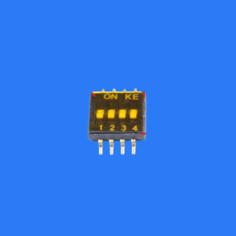 50 pcs/patch 4-digit DIP key KE dip switch foot distance 1.27MM patch toggle switch