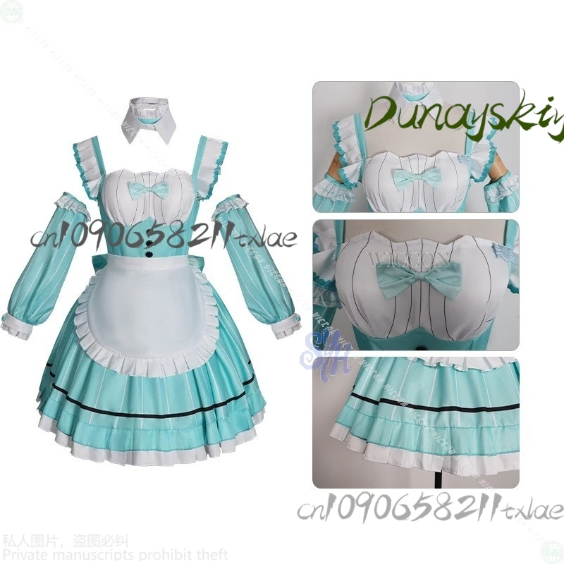 Shop1104340175 متجر واكانا شيكي بلاي لوفيليف AiScReam توم النعناع خادمة Kawaii الدانتيل لطيف جميل الحلو لوليتا الهالوين #4