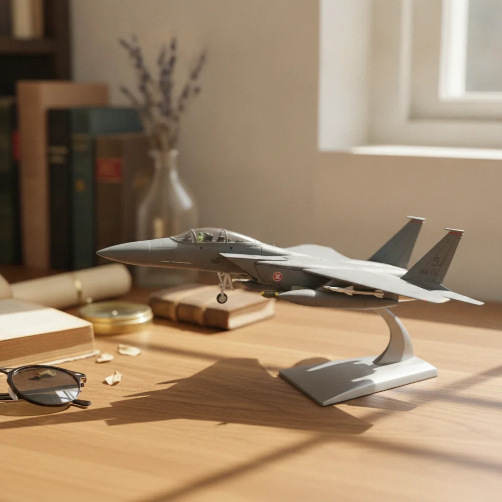 Modèle d'avion de chasse en plastique ABS, modèle d'avion statique de collection, support d'affichage pour les passionnés d'aviation, décoration de bureau