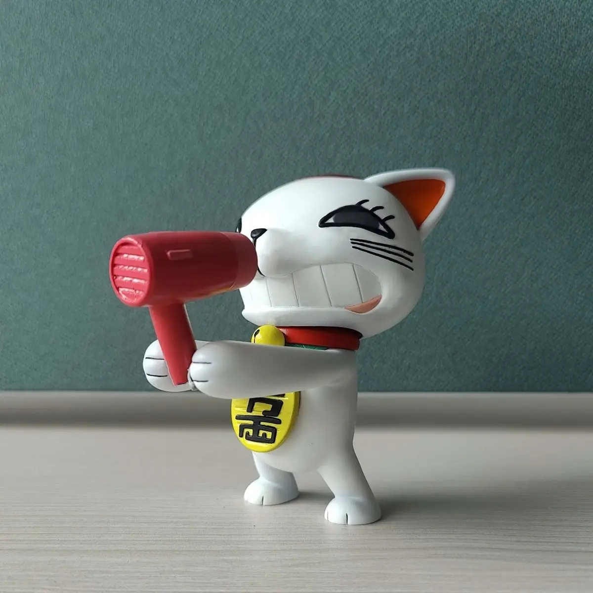 In Stock New Dandadan Turbo Bachan Anime Figure 9cm High Speed Nana Lucky Cat Hair Drier Cute Doll Action Figure Custom Gift Toy