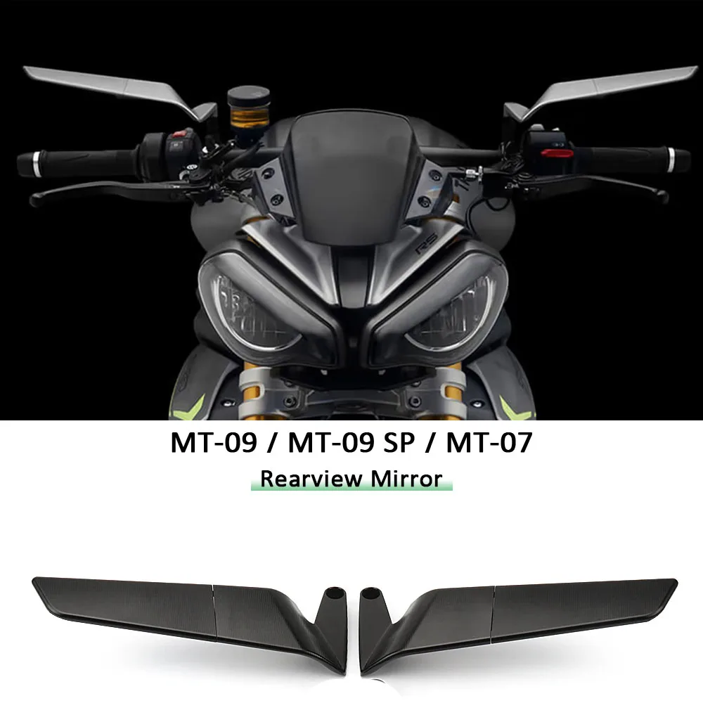 

MT 09 SP 2021- 2023 MT-07 2021 2022 Motorcycle Accessories Rear Side View Mirrors Rearview Mirror For YAMAHA MT-09 2020-2023