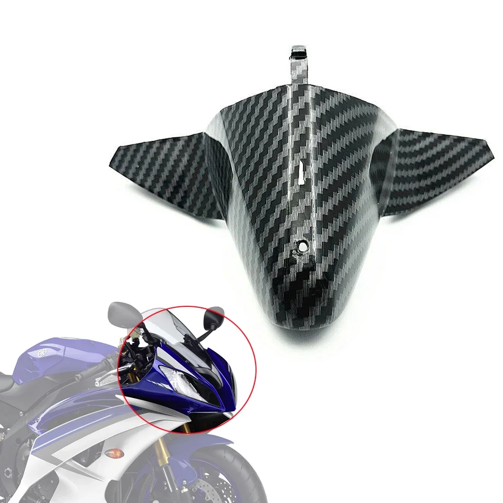 For Yamaha YZF R6 YZFR6 YZF-R6 2006 2007 Middle Front Nose Fairing Cowling Hydro Dipped Carbon Fiber Finish Panel