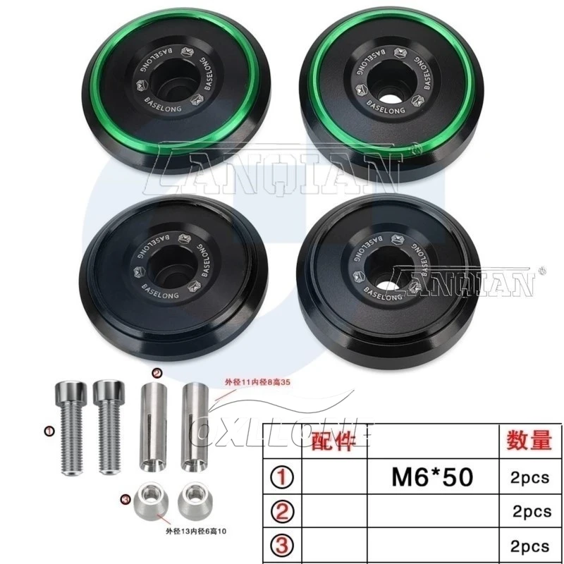Couvercle de trou de cadre pour Kawasaki Ninja 1000 SX ZX10R ZX 10R ZX10RR Z1000SX Z1000 Ninja1000 VEYSYS1100, bouchons à vis, bouchons de décoration
