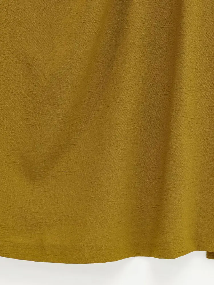 2025 Spring Summer Women Sexy Chic Solid Women Dress Cami Sleeveless Wrinkled Decoration Long Dress New Fashion Dress