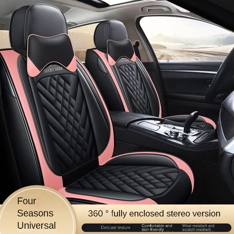 

Car Seat Cover Leather For Kia Rio Sorento Cerato Soul Optima Opirus Borrego VQ Carnival Carens SHUMA Cad Niro K5 KX3 K3