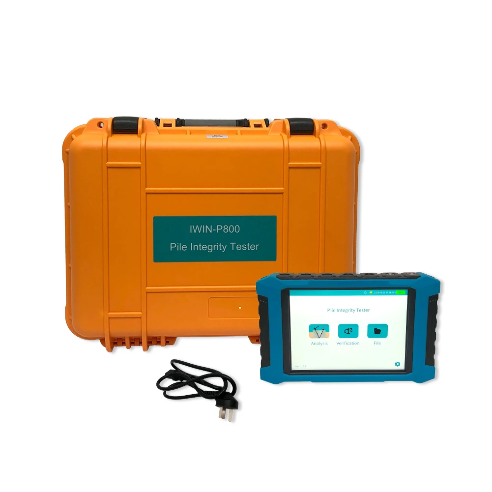 Portable TDR-2 Pile Integrity Testing System - Digital Sonic Echo Tester with Field Report