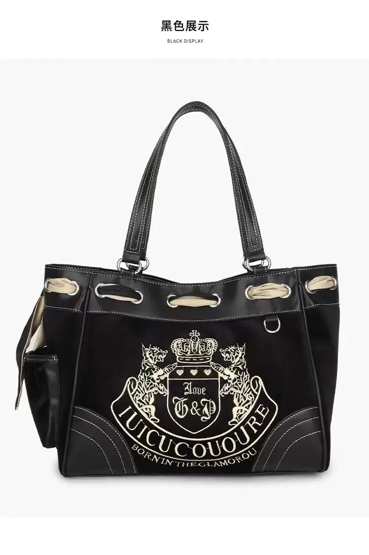 Imagem -06 - Nicho Designer de Luxo Retro Veludo Moda Quente Menina Bolsala Requintado Versátil Carta Bordado Cor Contrastante Bolsa Ombro High-end Casual Simples Axila Bolsa Grande Capacidade na Moda Moda Bolsa Luxo Bolsa 2024 Novo