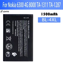 100% Genuine 1500mAh BL-4XL BL4XL BL 4XL Phone Battery For Nokia 6300 4G 8000 TA-1311 TA-1287 High Quality Batteries