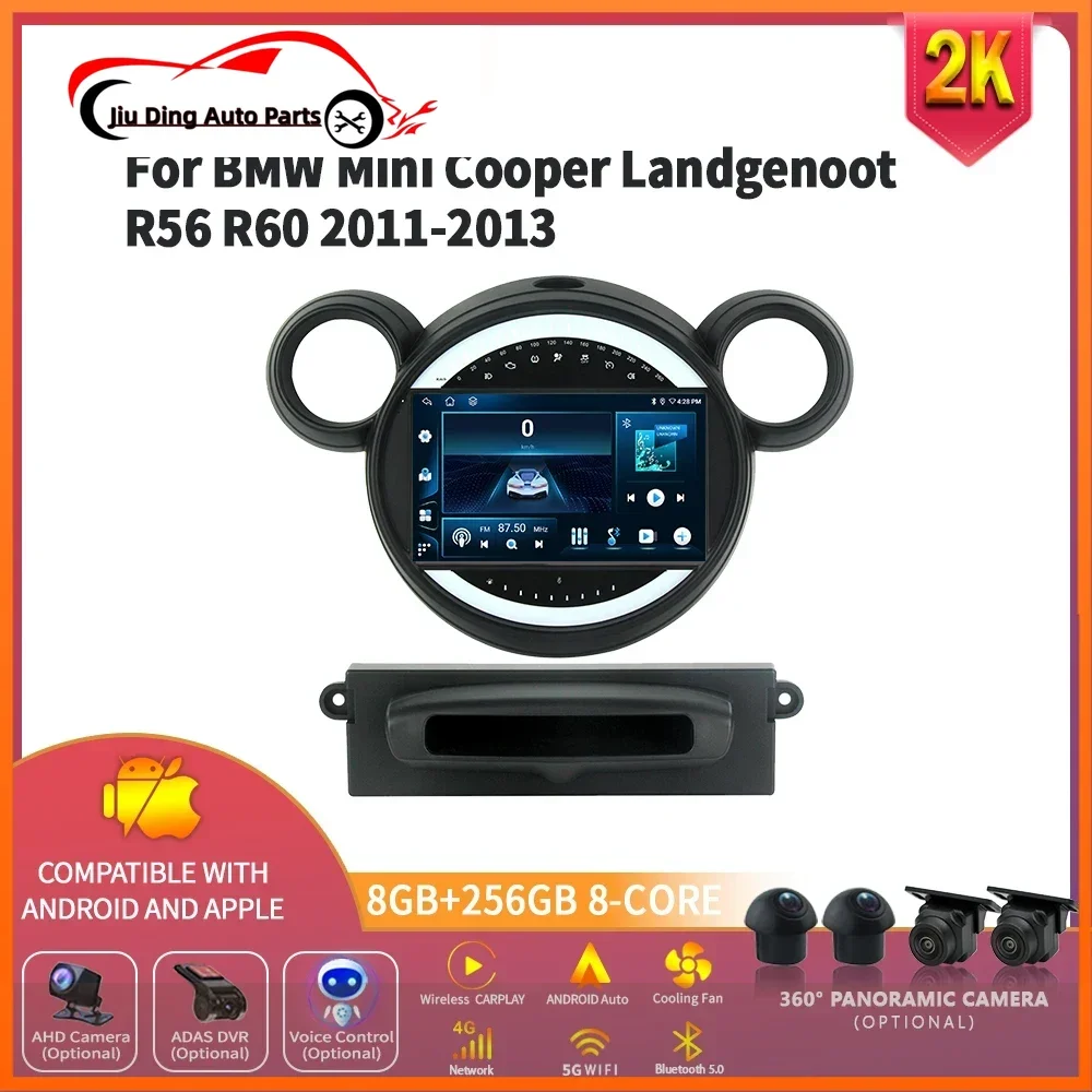 

For BMW Mini Cooper Landgenoot R56 R60 2011-2013 Car Radio Multimedia Navigation 4G GPS Wireless Carplay Bluetooth Touch Screen