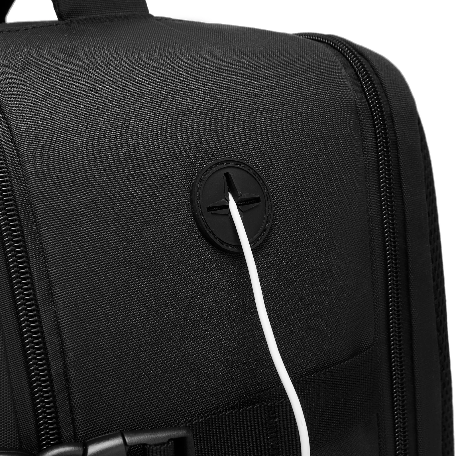 KONO Ryanair & Eurowings Handgepäck-Rucksack 40x30x20 cm 24L 500g mit USB-Ladeanschluss – Detail 17