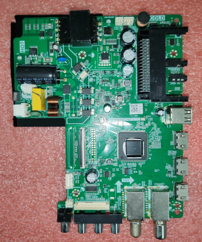 

TP.MS3663T.PB819 Three in one TV motherboard, tested well, physical photo for 30--42V 48W 650MA