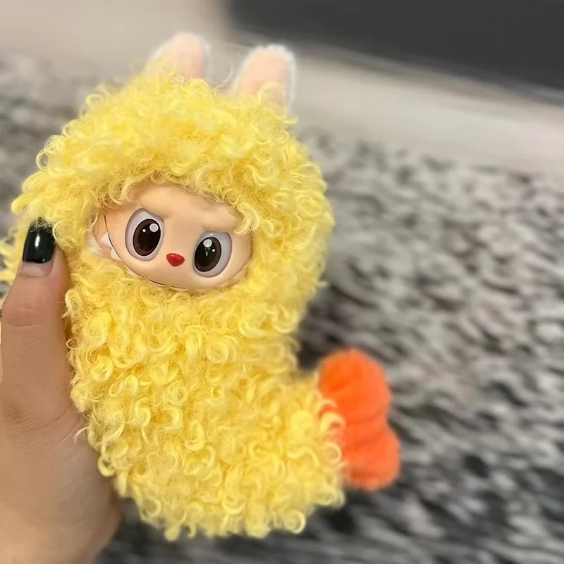 New Instock For labubu clothes The Monster Fried Shrimp Costume Tempura Clothes  Original Vinyi Doll Ido Collect gift