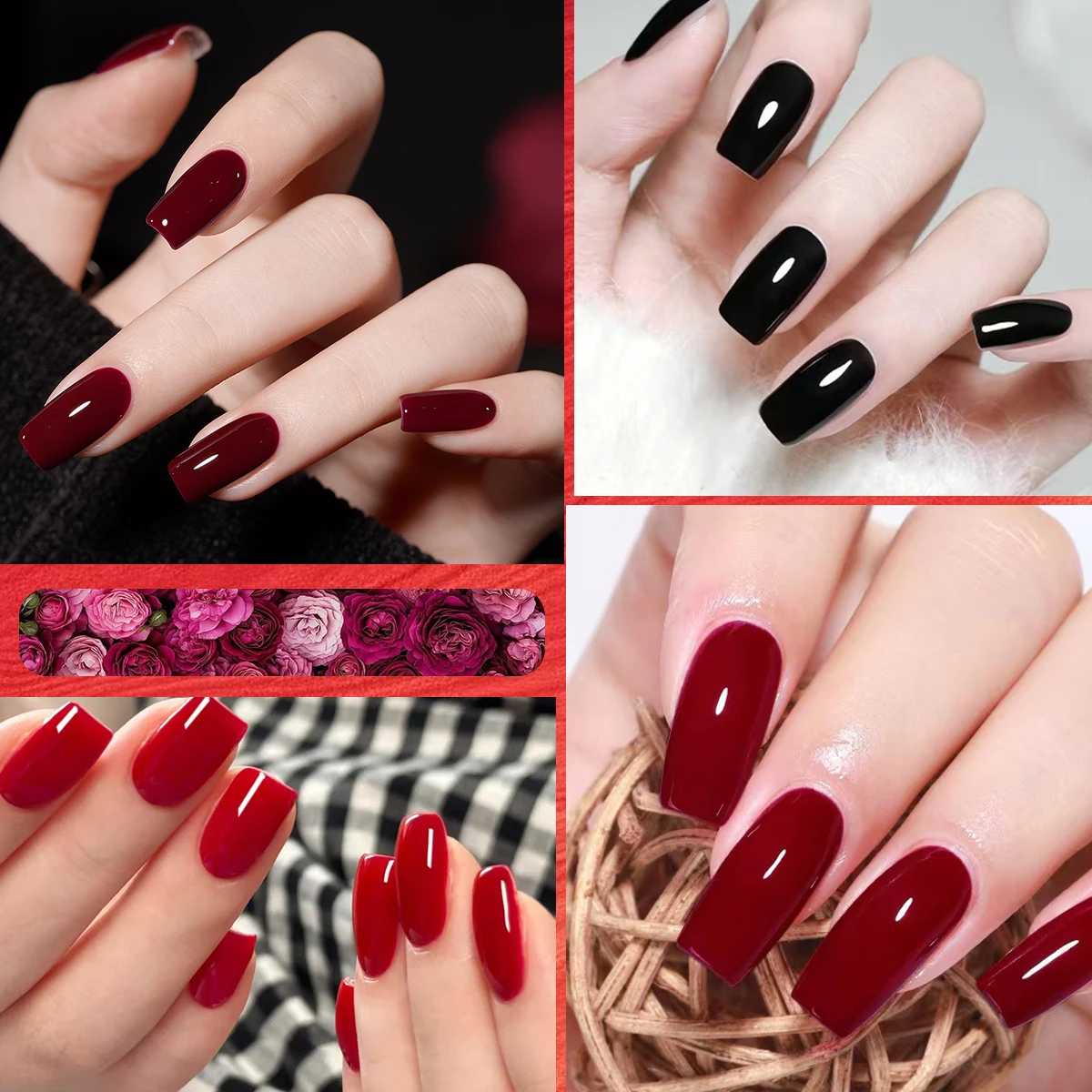 비주아티아 일체형 젤 네일 폴리쉬, 오래 지속되는 LED 네일 젤, 무연 및 무향 포뮬러, DIY 네일 아트 및 일상 생활에 완벽