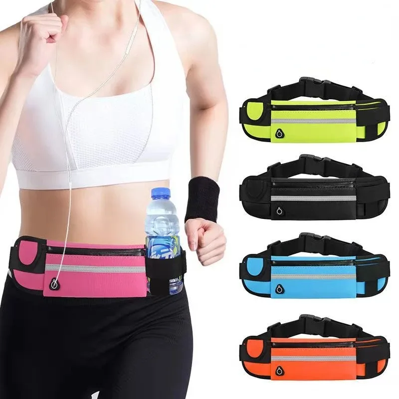 Sports Waist Bag Waterproof Shock-Absorbing Mobile Phone Case Fanny Pack Gym Fitness Running Jogging Run Pouch Cycling Bag