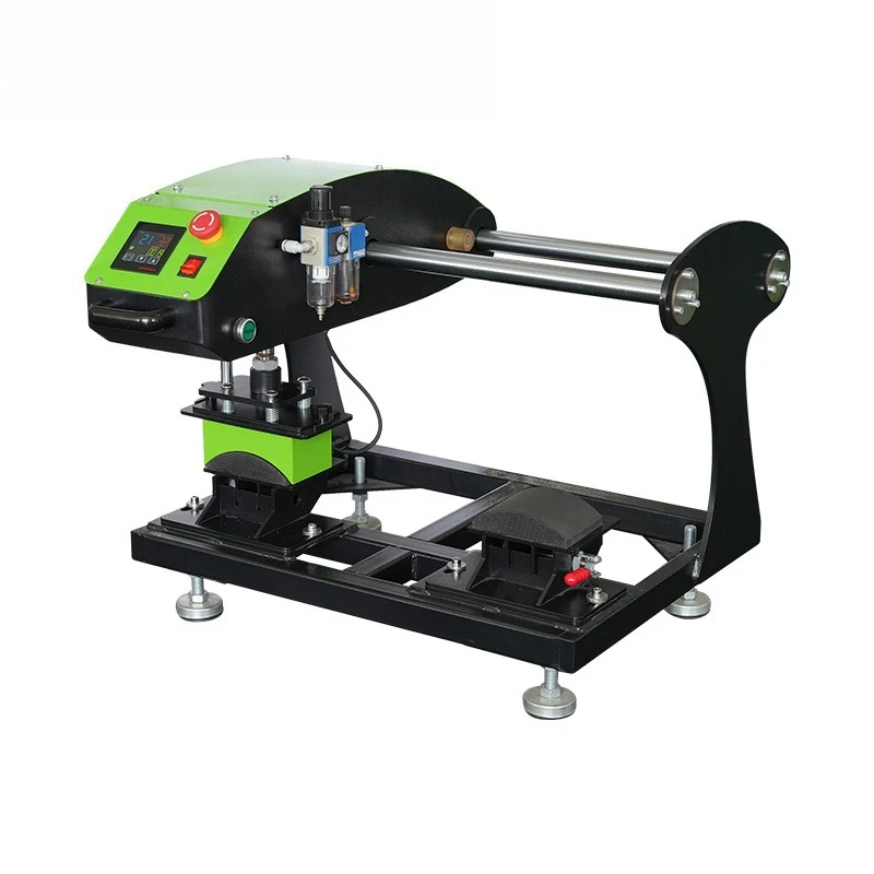 

Pneumatic double-station hat heat transfer machine, mass-produced hat LOGO printing machine