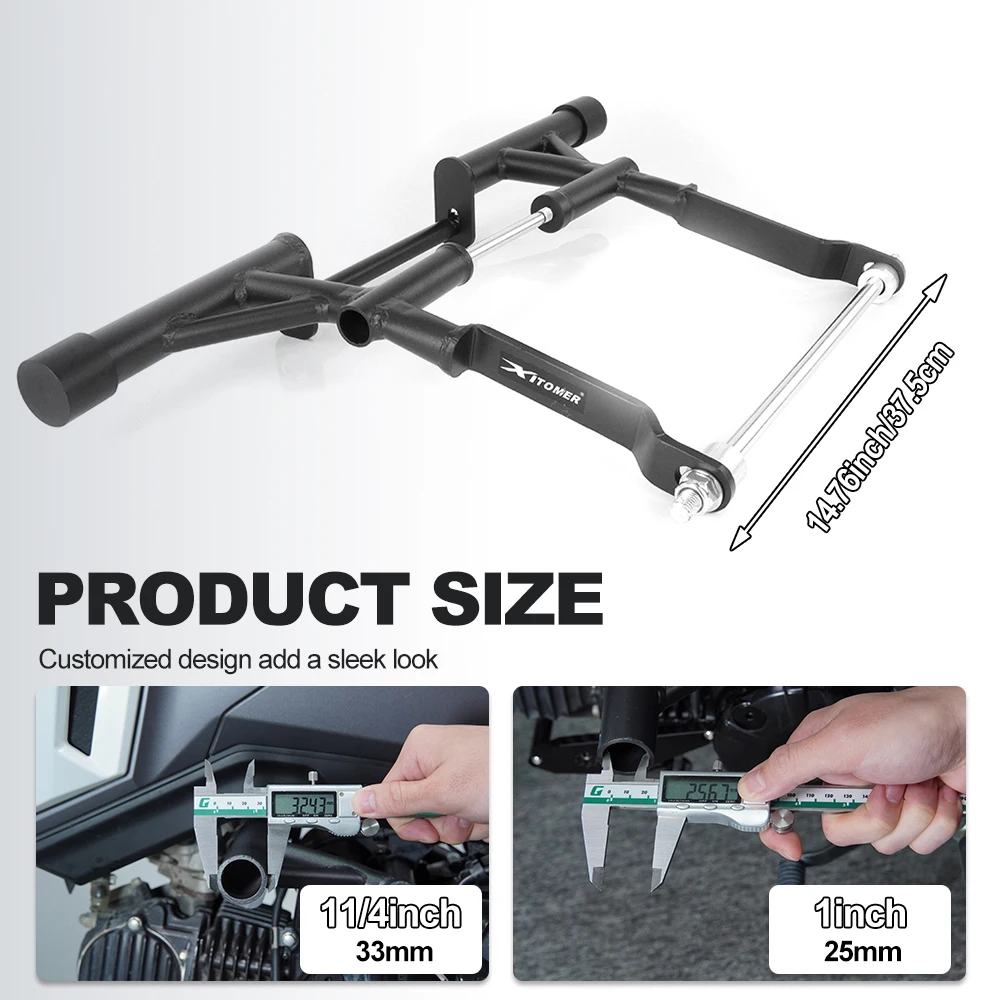 Cocok untuk Honda Grom 125 MSX125 2014-2020 Grom MSX125 Mesin Sepeda Motor Pelindung Jalan Raya Pelindung Bingkai Bumper Kandang Aksi Bar Tabrakan