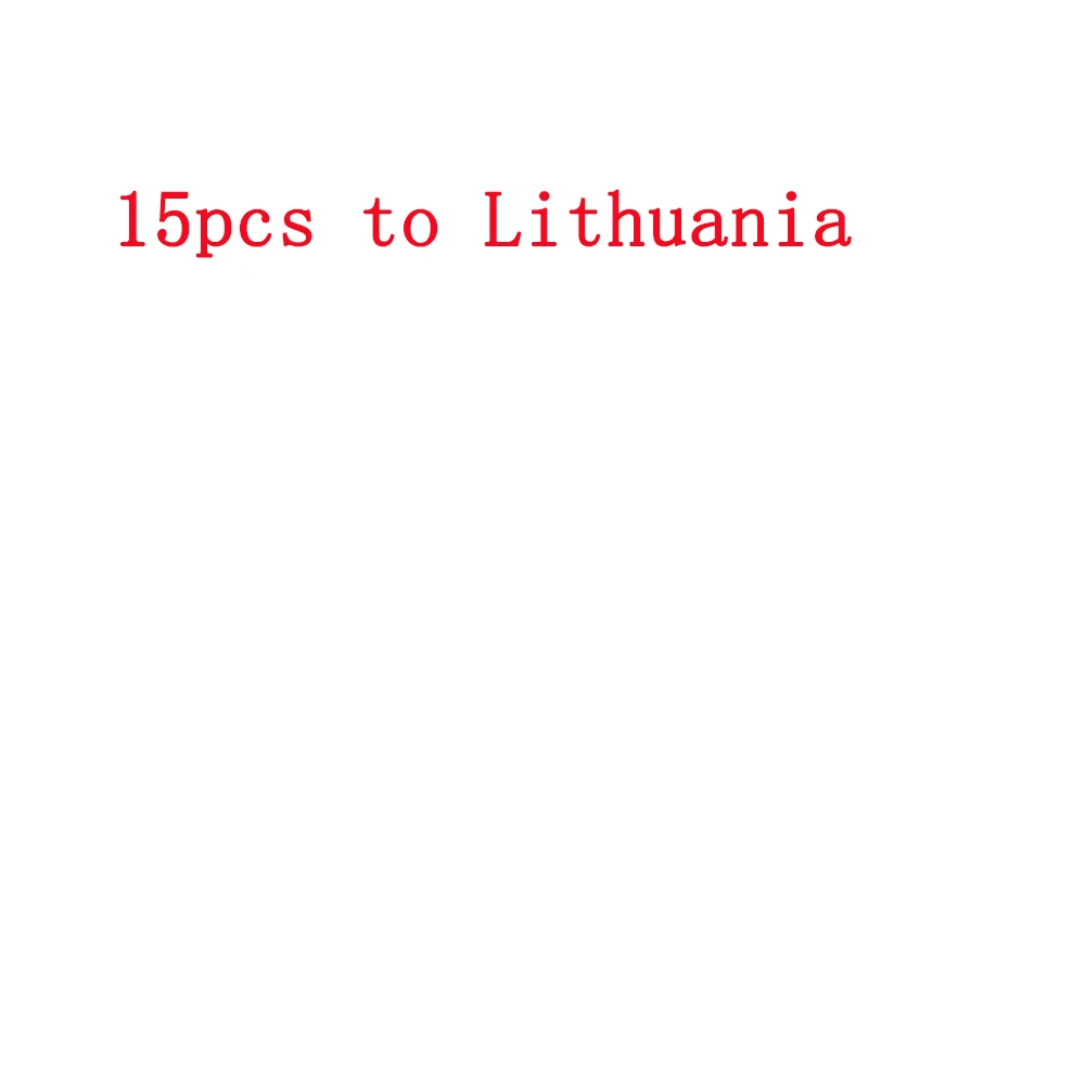 

15 pcs to Lithuania