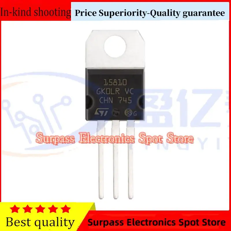 

10PCS-100PCS ST ST15810 TO-220 N 15810 600V 7A Price Superiority-Quality guarantee