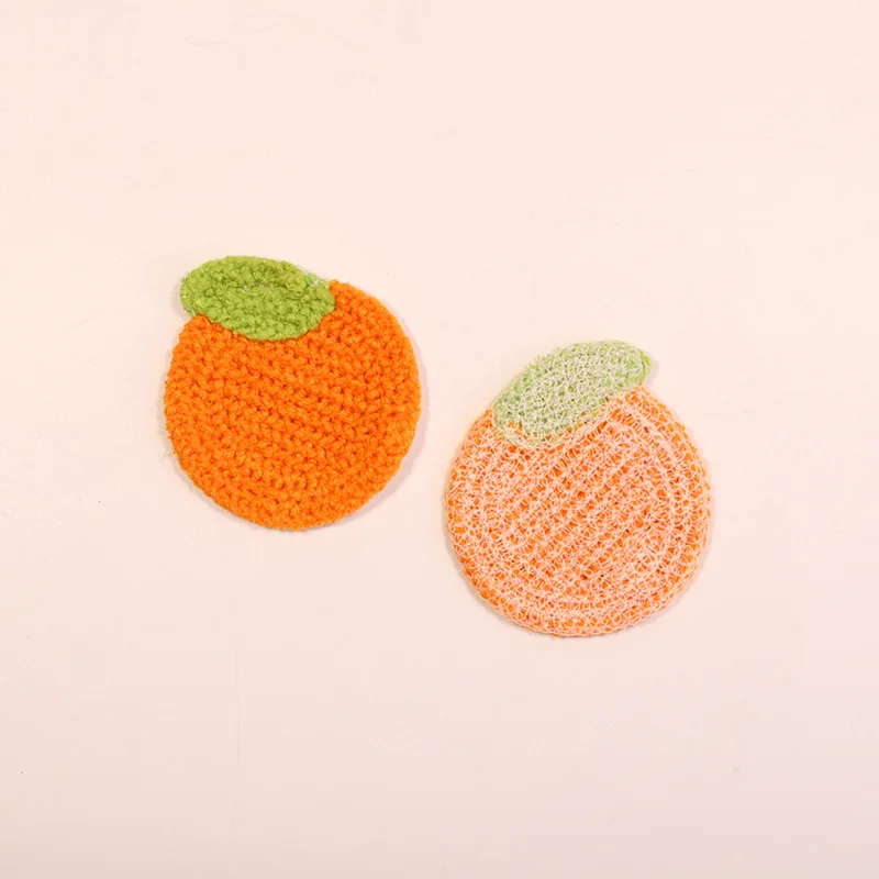 10PCS Cute Mini Carrot Avocado Mango Lemon Orange Patches Lace Fabric Embroidery Headwear DIY Clothing Sewing Supplies Decorate