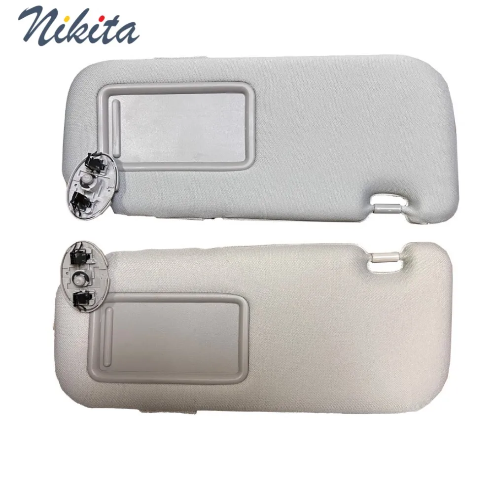 For Toyota Corolla Sun Visor Dark Beige Gray Left Right Side Driver Passenger Side Fabric Material 2009 2010 2011 2012 2013