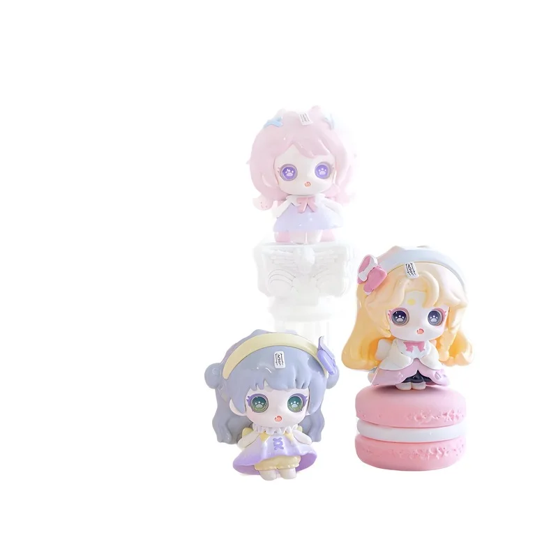 정품 KEENO MBTI 리틀 큐트 프렌드 시리즈 블라인드 박스 미니 인형 애니메이션 피규어 수집용 모델 귀여운 책상 장식 생일 선물