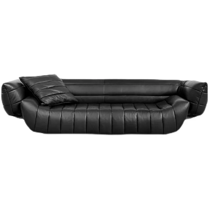 

villa living room three-person combination large apartment light luxury fabric sofa