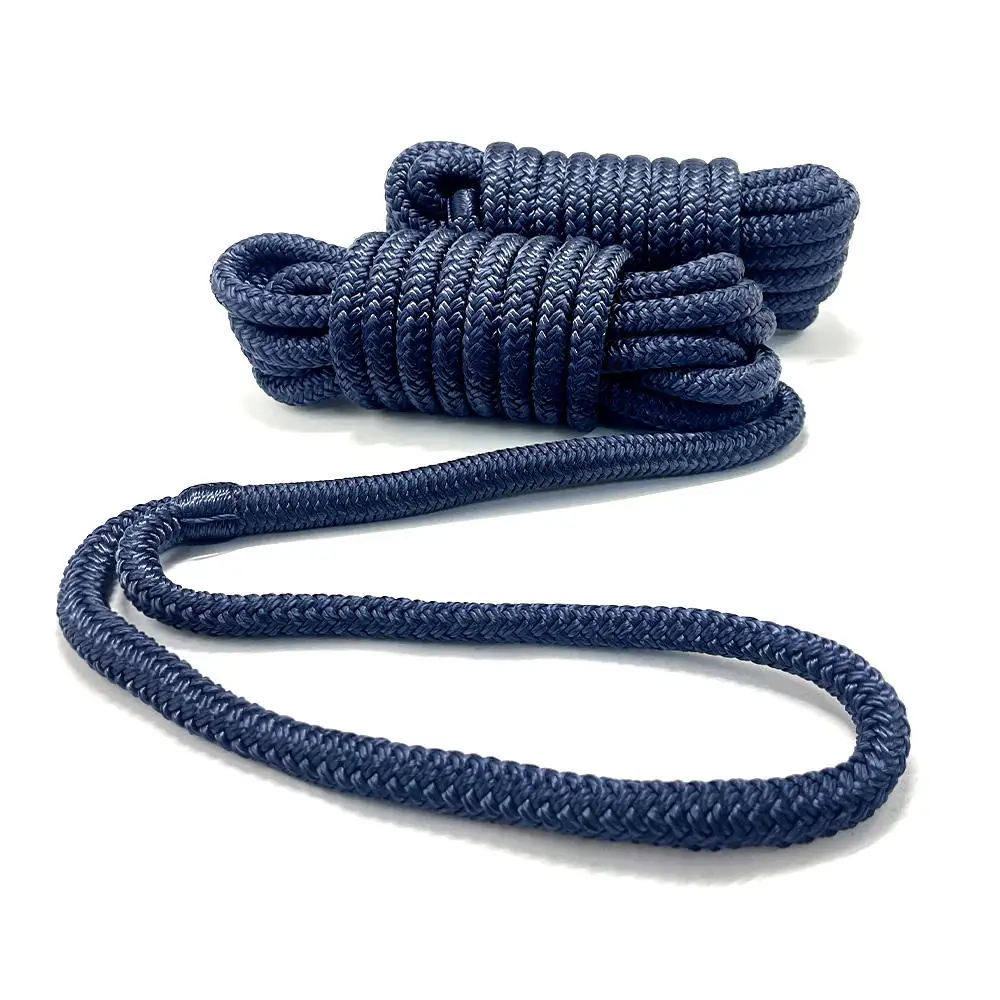 1.5m Boat Fender Rope Heavy Duty Mooring Line for Large Yacht Sailboat High Freeboard Docking Tether Cord Braided Marine Rope