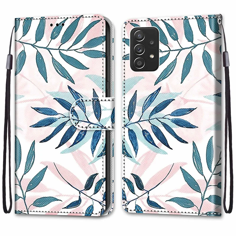 For Galaxy A13 Case For Samsung Galaxy A13 SM-A135F Cover Wallet Card Slots Phone Case Etui Samsung A 13 5G SM-A136U A137 Cases